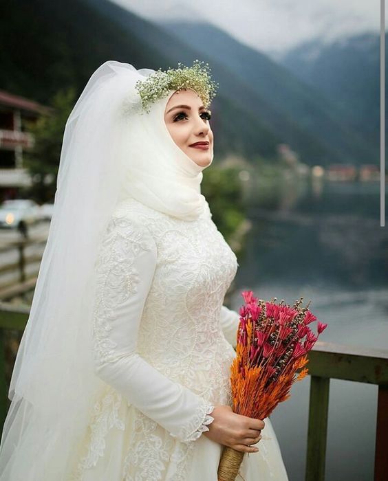 4360 7 صور فستان زفاف - اروع موديلات فساتين زفاف محجبات 2019 عاطرة عطوي