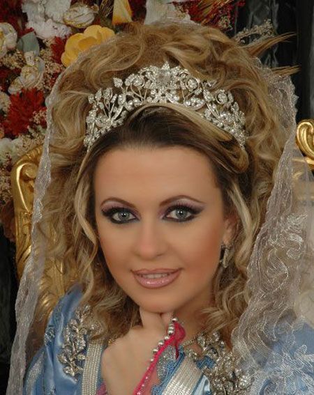 6398 3 مكياج العروس الجزائرية - ميك اب العرائس في الجزائر مزون سهير