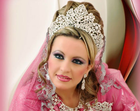 6398 4 مكياج العروس الجزائرية - ميك اب العرائس في الجزائر مزون سهير
