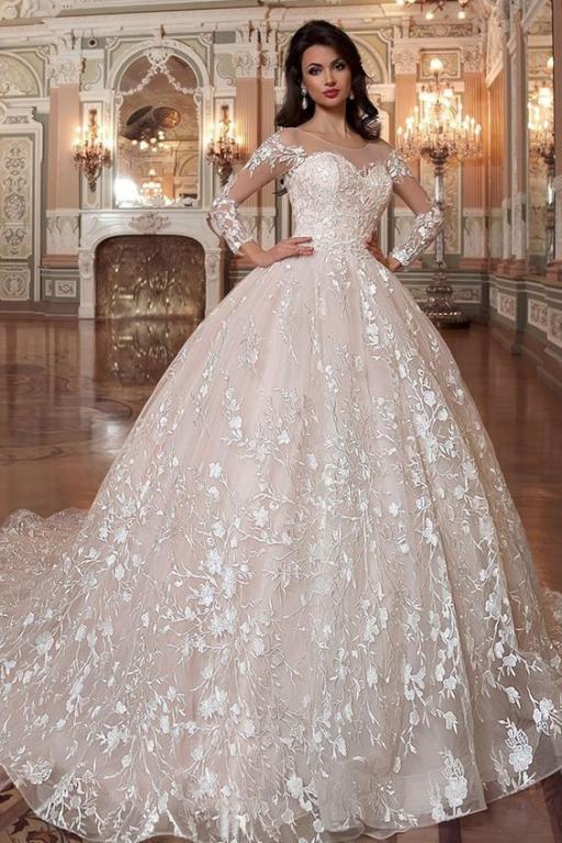 3656 11 اجمل فستان زفاف - كوني عروسه مميزه ريانة الثمين