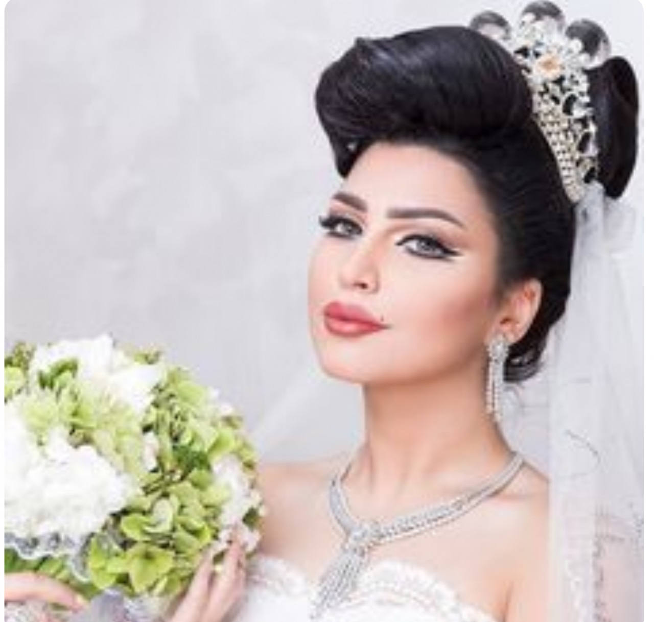 3543 رمزيات بنات 2019- تسريحات بالتاج للعروس طائش