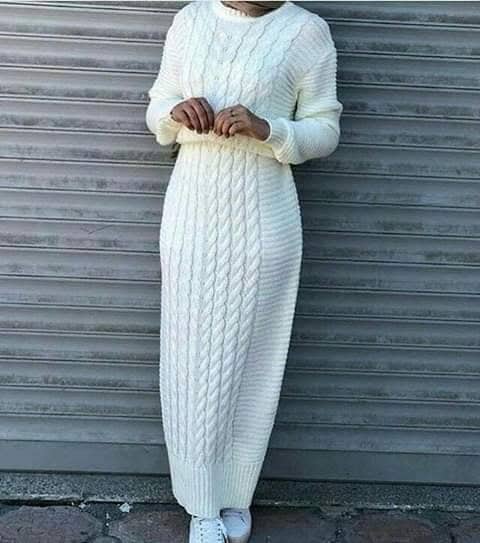 19598 2 فساتين صوف شتوي،اجمل الفساتين الشتوية رهف